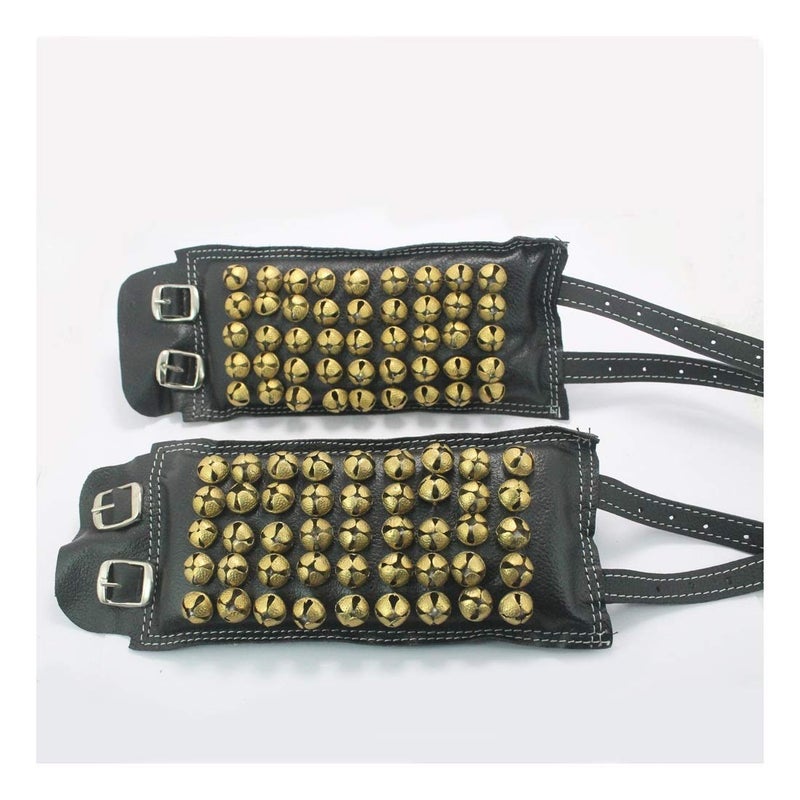 CHRISTMAS OFFER-17 Ankle Bell 5 Line Leather Ghungroo chalangai for all Indian classical dance